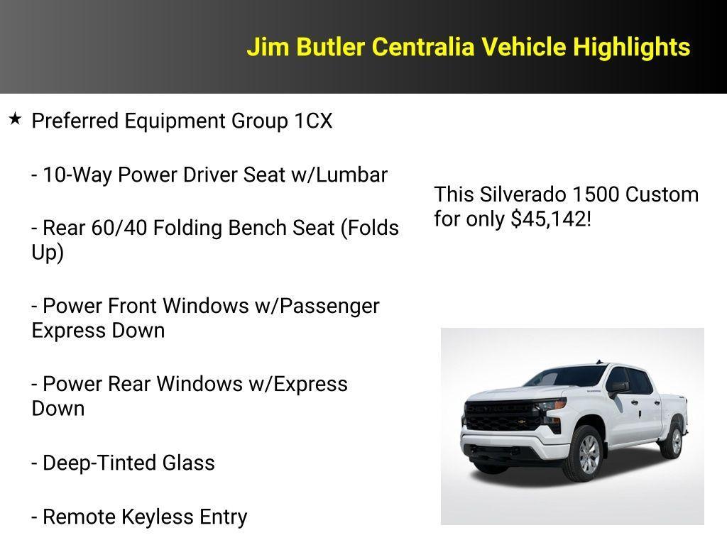 new 2025 Chevrolet Silverado 1500 car, priced at $45,142
