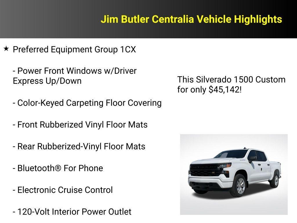 new 2025 Chevrolet Silverado 1500 car, priced at $45,142