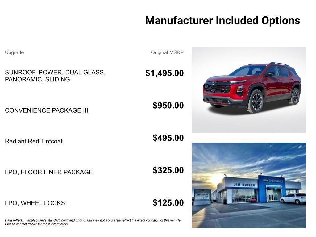 new 2026 Chevrolet Equinox car, priced at $34,325