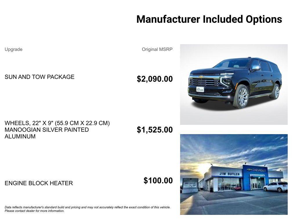 new 2026 Chevrolet Suburban car, priced at $83,230