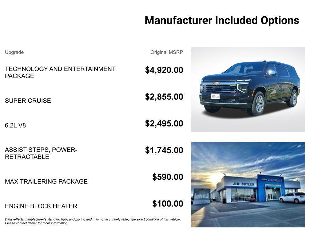new 2026 Chevrolet Suburban car, priced at $91,770