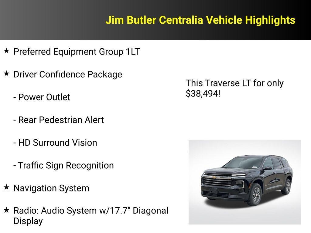 new 2025 Chevrolet Traverse car, priced at $38,494