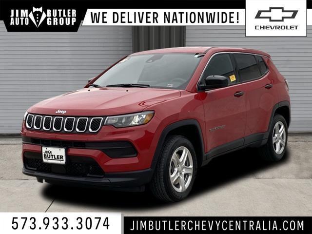 used 2023 Jeep Compass car, priced at $24,458