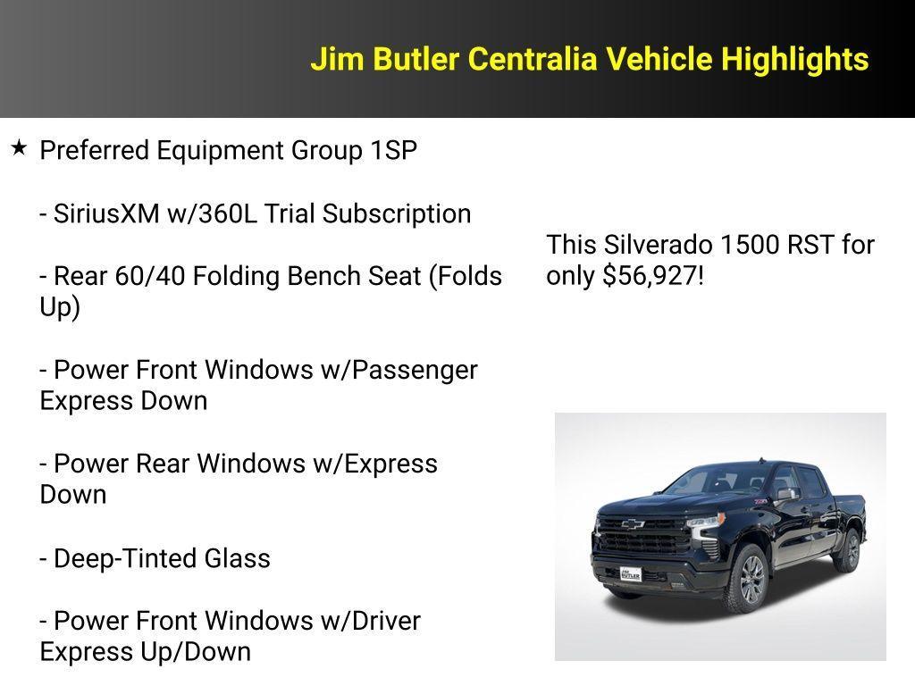 new 2025 Chevrolet Silverado 1500 car, priced at $56,927