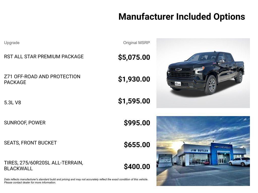new 2025 Chevrolet Silverado 1500 car, priced at $56,927