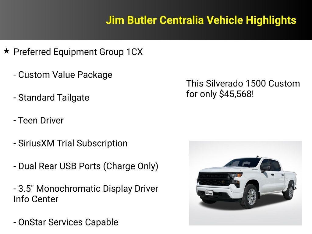 new 2026 Chevrolet Silverado 1500 car, priced at $45,568