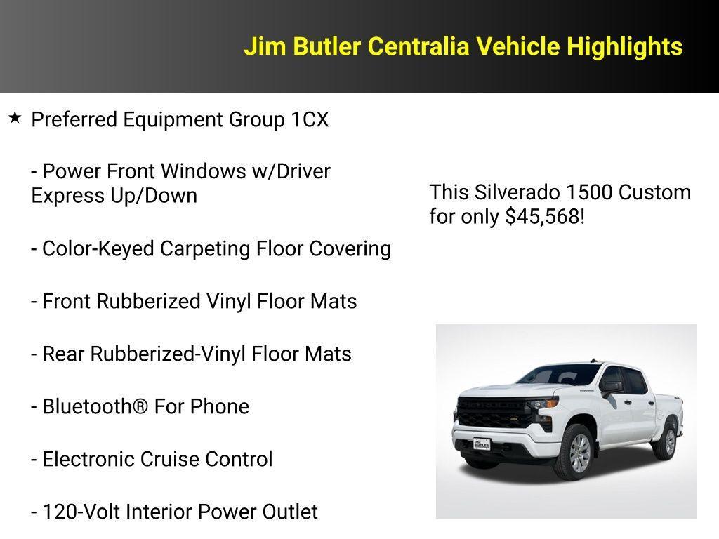 new 2026 Chevrolet Silverado 1500 car, priced at $45,568