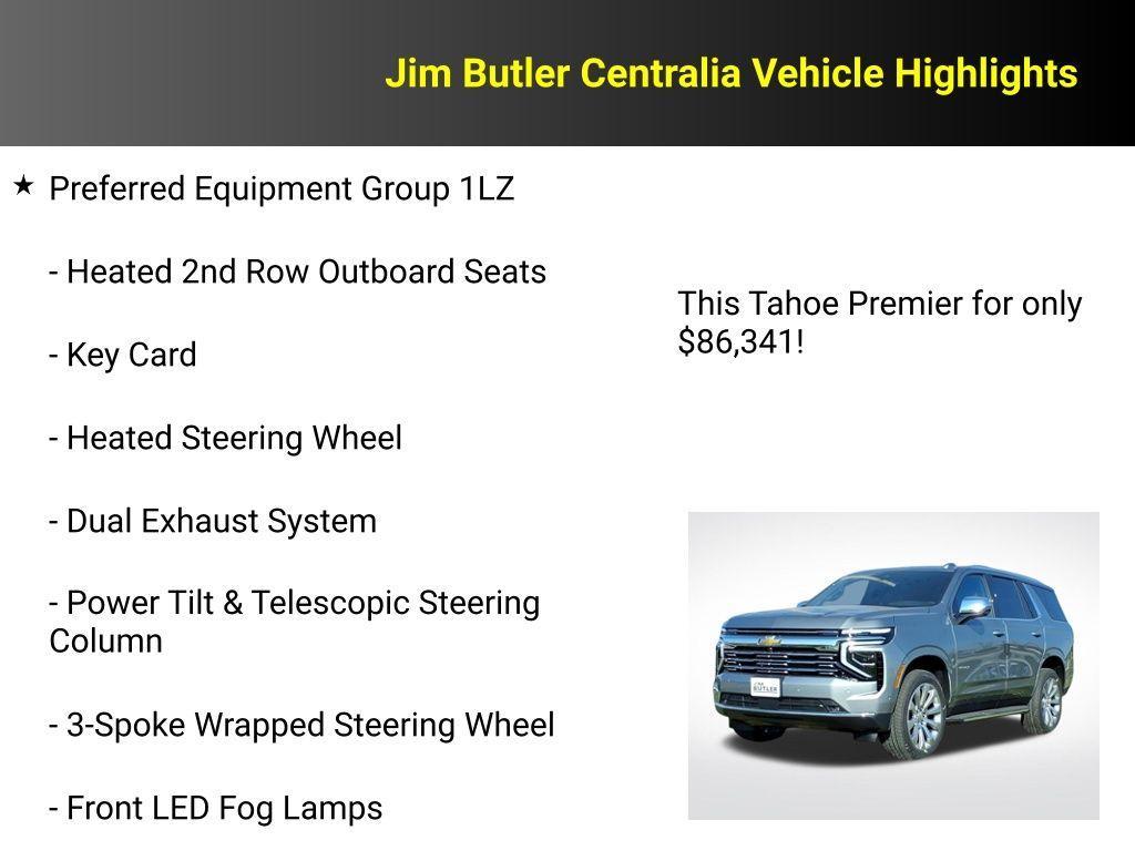 new 2026 Chevrolet Tahoe car, priced at $86,341