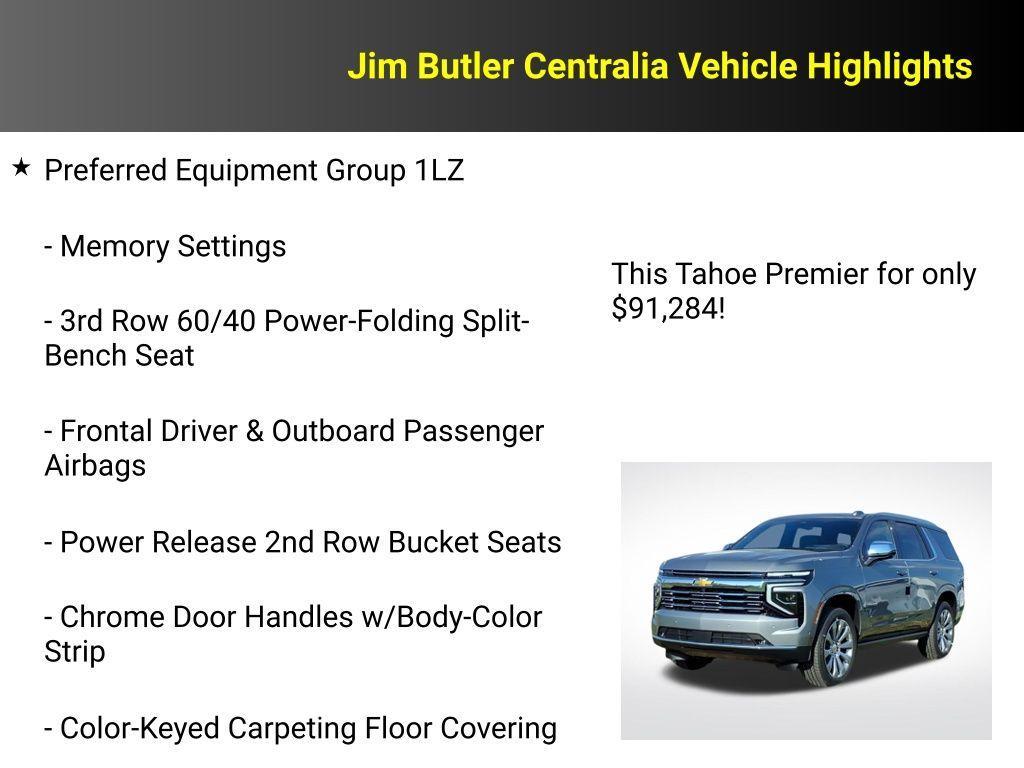 new 2026 Chevrolet Tahoe car, priced at $91,284