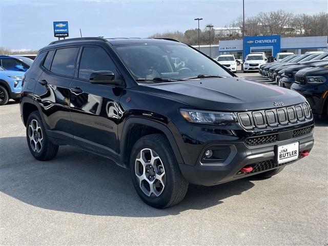 used 2022 Jeep Compass car, priced at $27,321