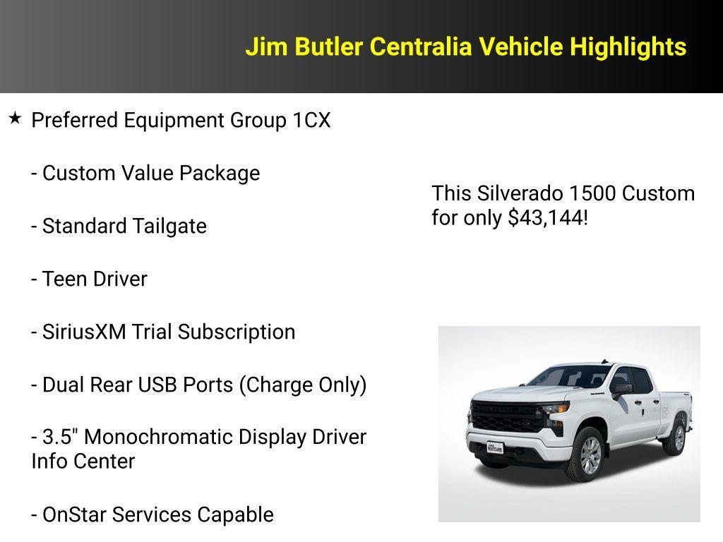 new 2026 Chevrolet Silverado 1500 car, priced at $43,144