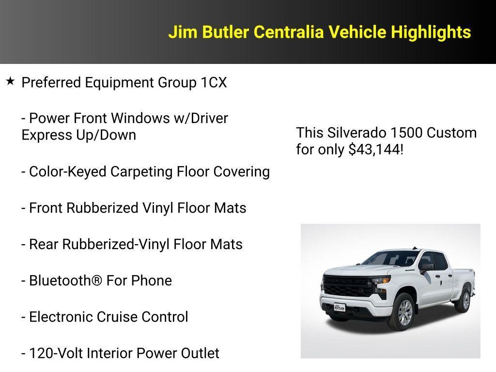 new 2026 Chevrolet Silverado 1500 car, priced at $43,144