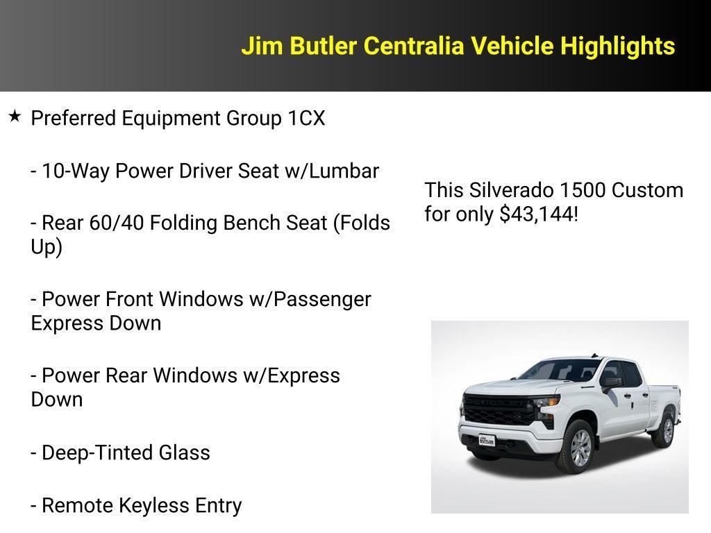 new 2026 Chevrolet Silverado 1500 car, priced at $43,144
