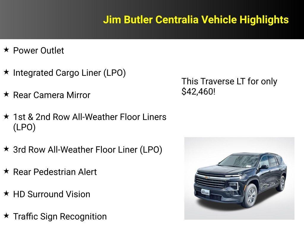 new 2026 Chevrolet Traverse car, priced at $42,460