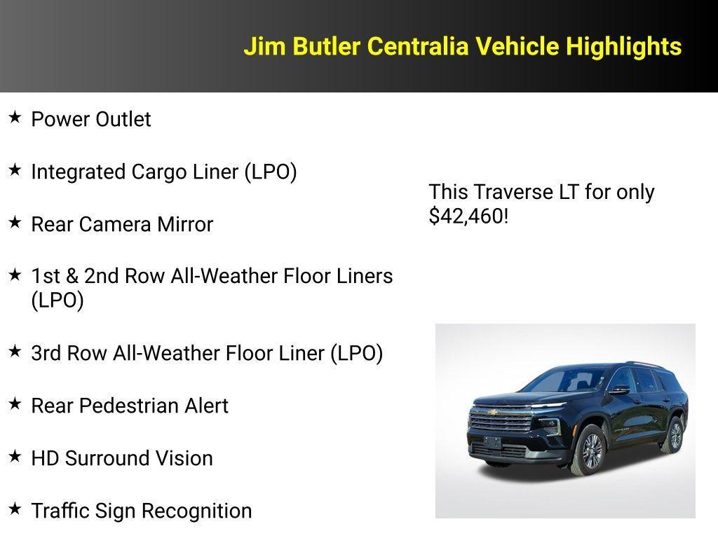 new 2026 Chevrolet Traverse car, priced at $42,460