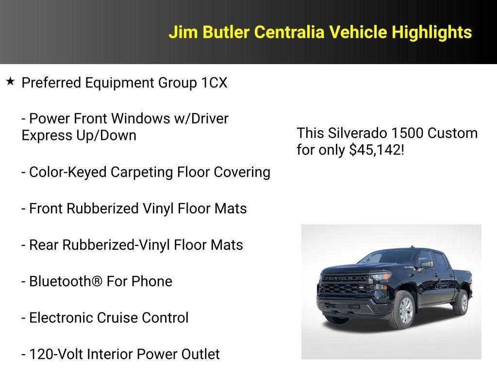 new 2025 Chevrolet Silverado 1500 car, priced at $45,142