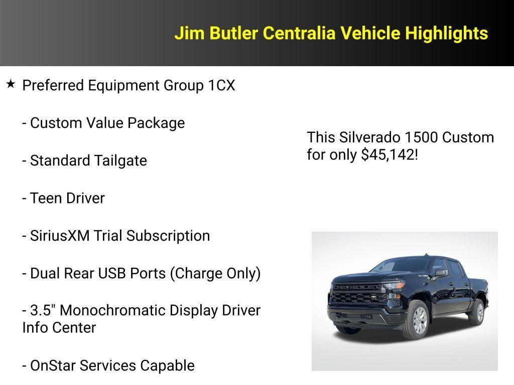 new 2025 Chevrolet Silverado 1500 car, priced at $45,142