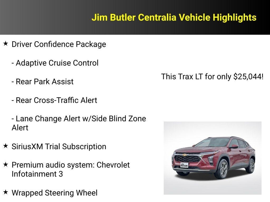 new 2025 Chevrolet Trax car, priced at $25,044