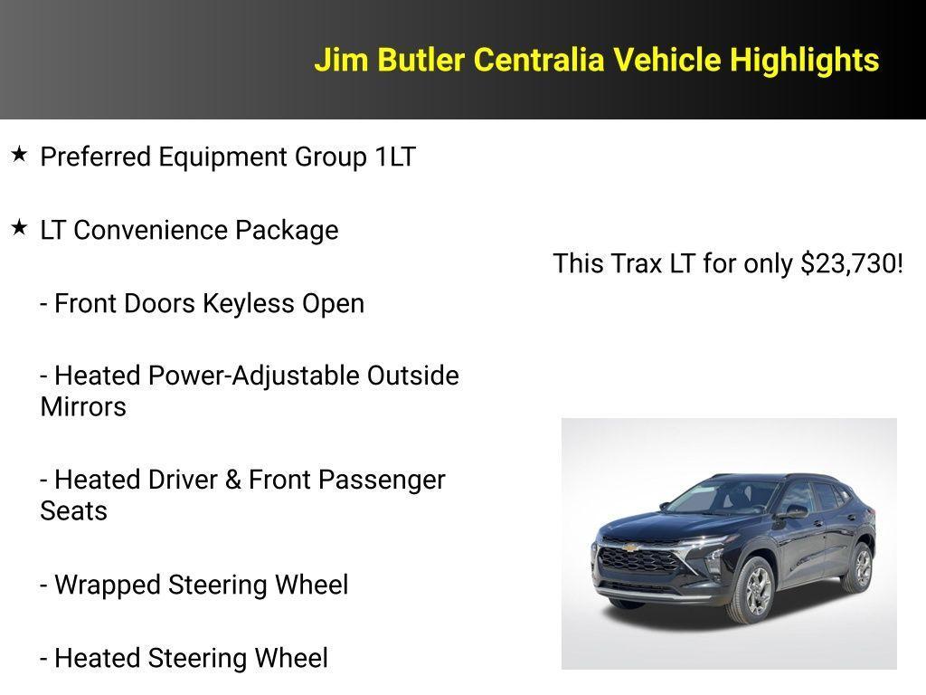 new 2025 Chevrolet Trax car, priced at $23,730