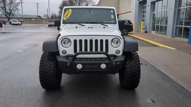 used 2017 Jeep Wrangler Unlimited car, priced at $27,637