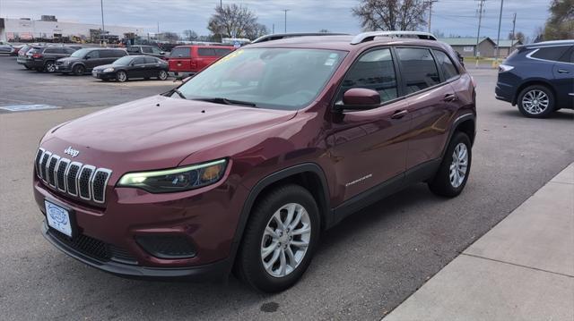 used 2021 Jeep Cherokee car, priced at $16,929