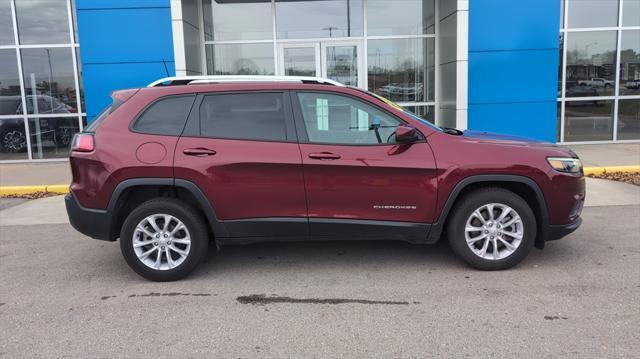 used 2021 Jeep Cherokee car, priced at $16,929