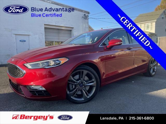 used 2017 Ford Fusion car, priced at $18,485