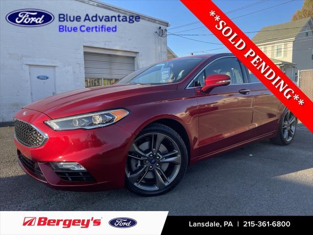 used 2017 Ford Fusion car, priced at $18,585