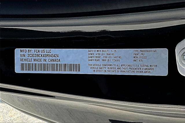 new 2025 Dodge Charger Daytona car, priced at $62,344