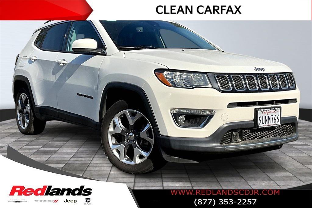 used 2021 Jeep Compass car, priced at $17,500