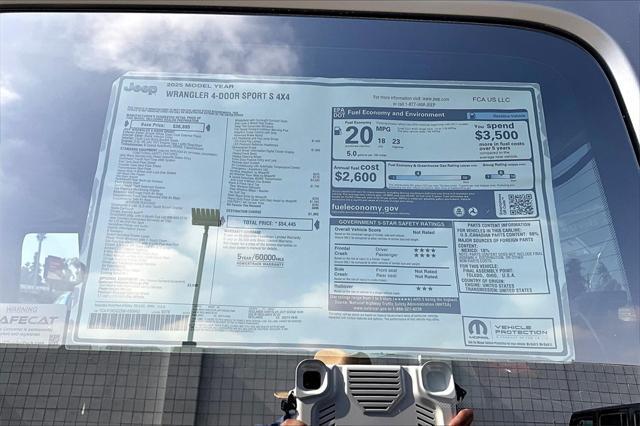 new 2025 Jeep Wrangler car, priced at $52,267