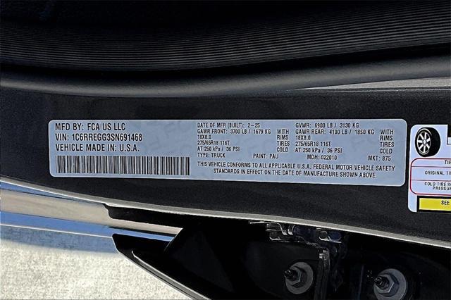 new 2025 Ram 1500 car, priced at $47,045