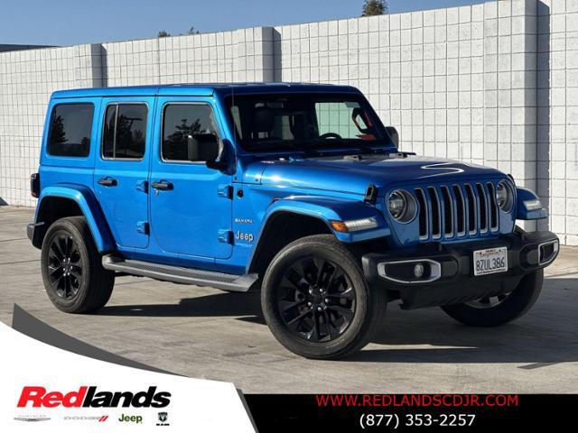 used 2021 Jeep Wrangler Unlimited 4xe car, priced at $30,000