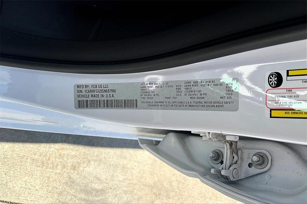 new 2025 Ram 1500 car, priced at $47,261