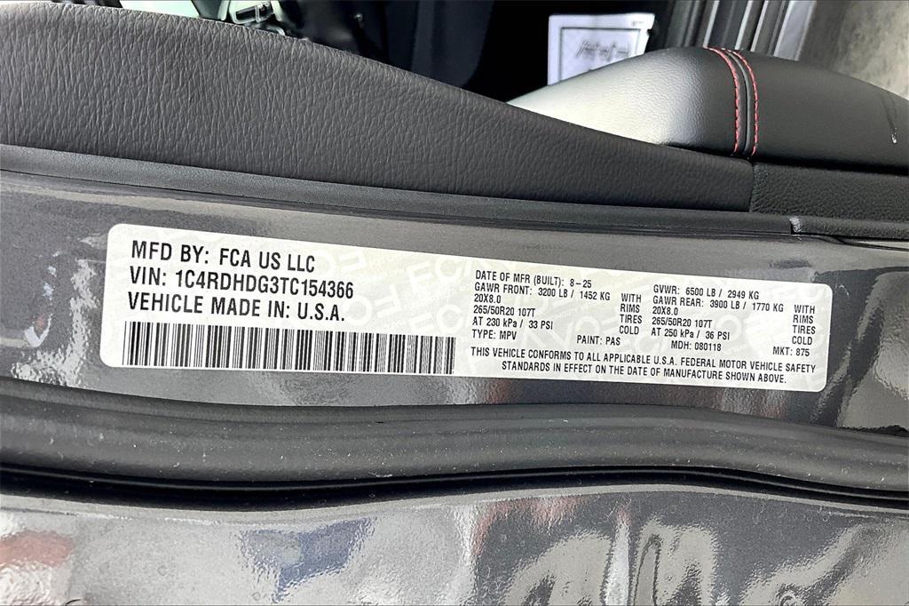 new 2026 Dodge Durango car, priced at $44,000