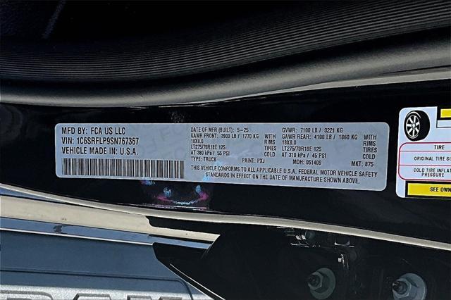 new 2025 Ram 1500 car, priced at $69,176