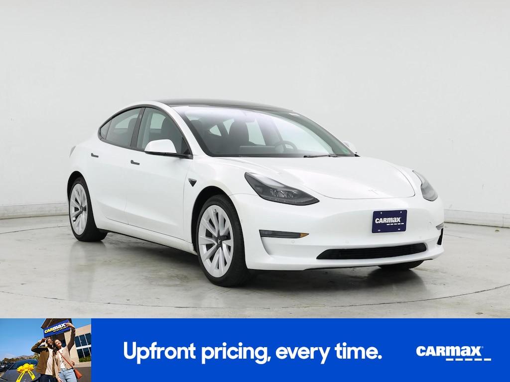 used 2022 Tesla Model 3 car, priced at $27,998