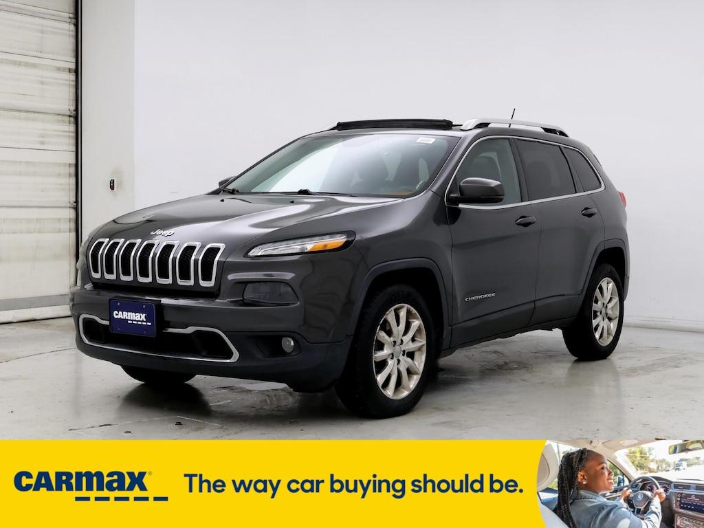 used 2015 Jeep Cherokee car, priced at $14,599