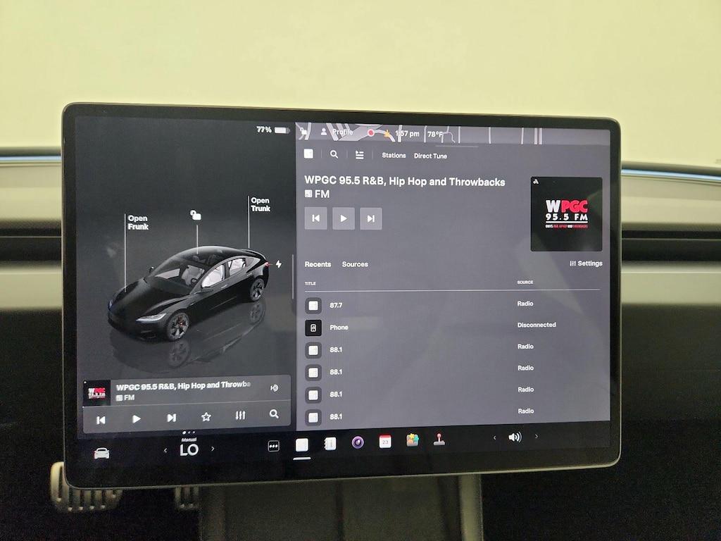 used 2025 Tesla Model 3 car, priced at $48,998