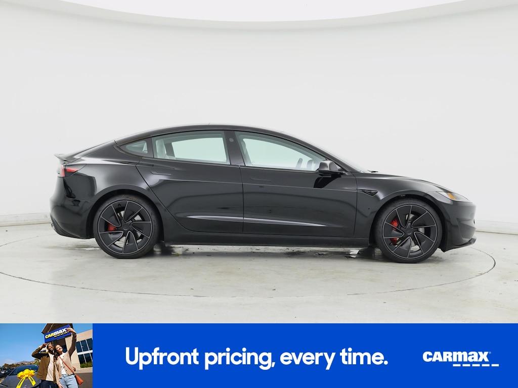 used 2025 Tesla Model 3 car, priced at $48,998