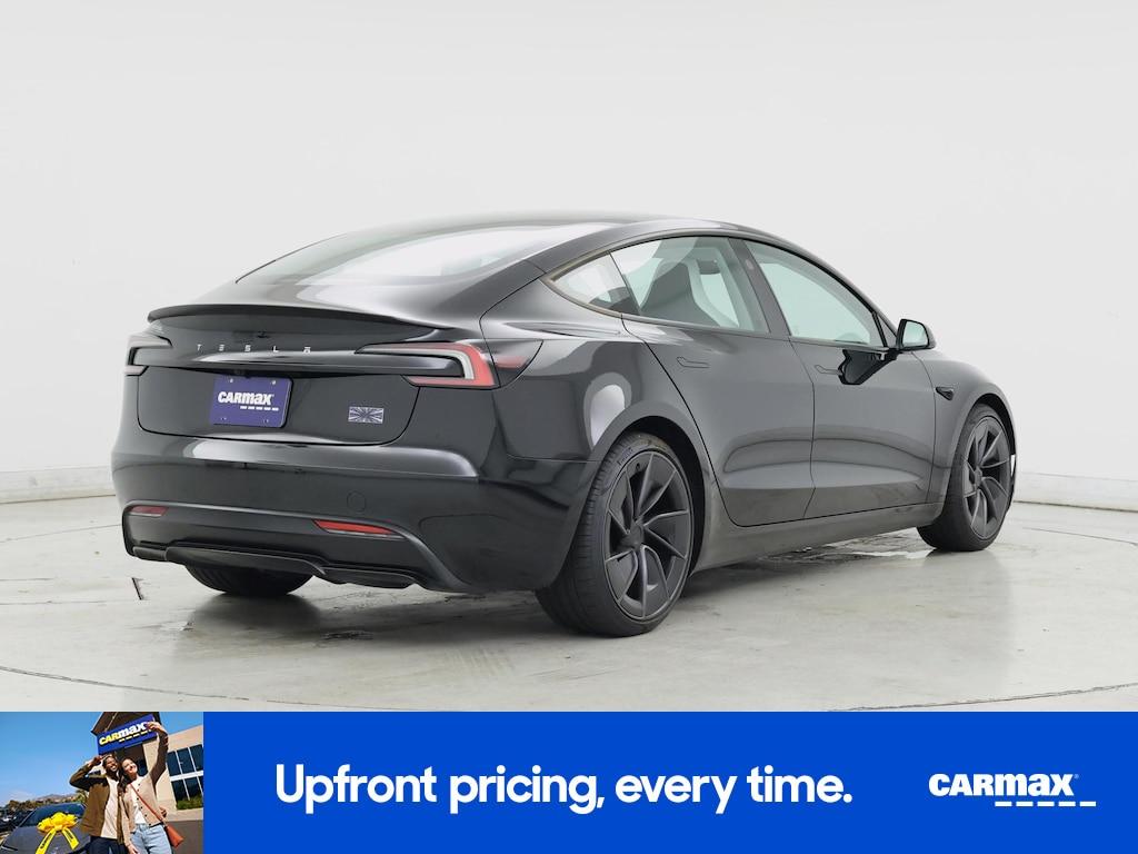 used 2025 Tesla Model 3 car, priced at $48,998