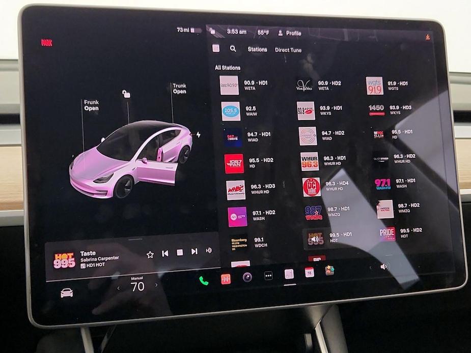 used 2020 Tesla Model 3 car, priced at $27,998