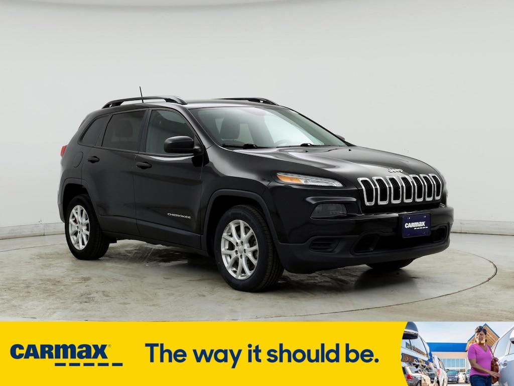 used 2017 Jeep Cherokee car, priced at $16,998