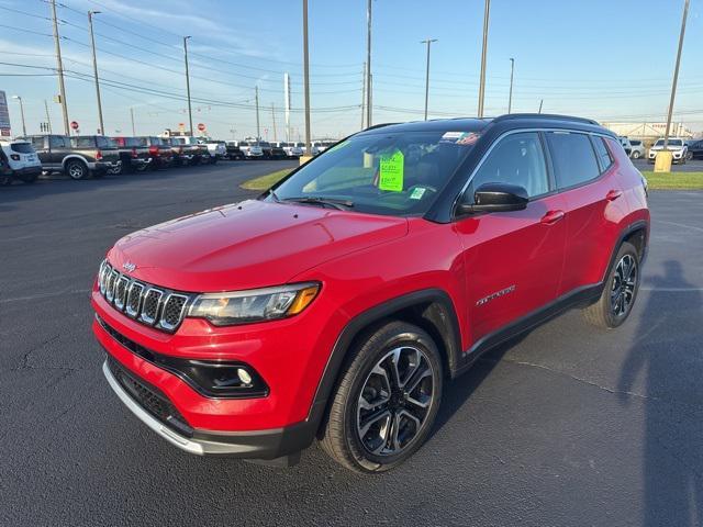 used 2023 Jeep Compass car, priced at $21,555