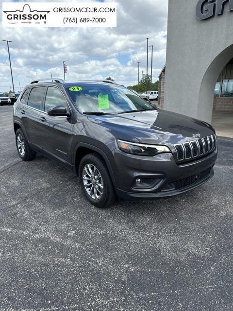 used 2021 Jeep Cherokee car, priced at $24,679