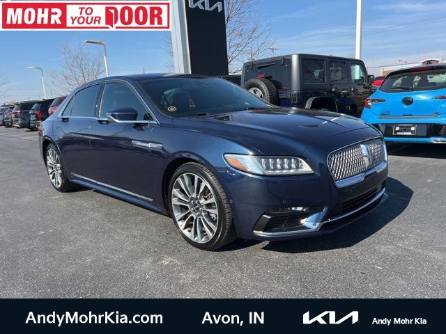 used 2017 Lincoln Continental car, priced at $19,176