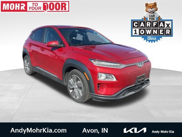 used 2021 Hyundai Kona EV car, priced at $17,673