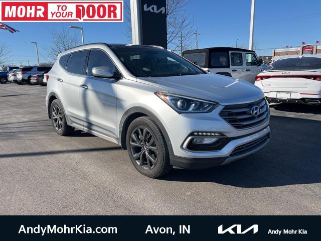 used 2018 Hyundai Santa Fe Sport car, priced at $17,500