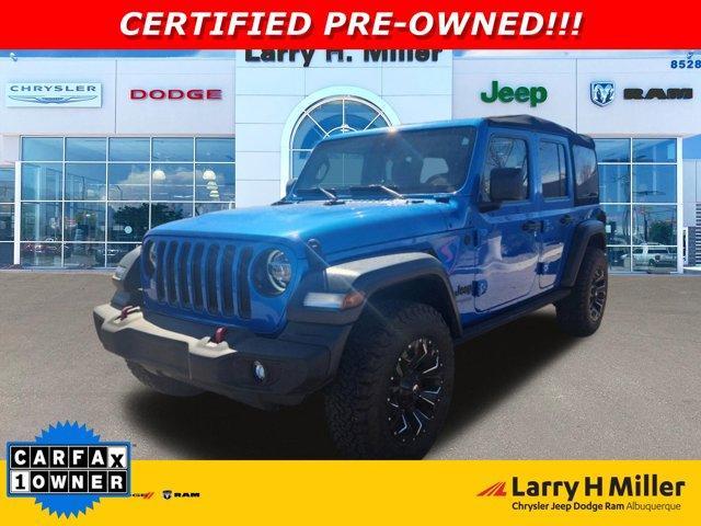 used 2021 Jeep Wrangler Unlimited car, priced at $34,988