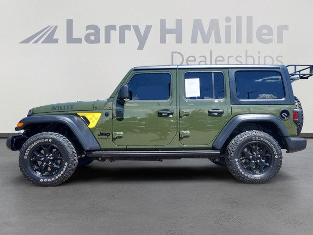 used 2021 Jeep Wrangler Unlimited car, priced at $31,224